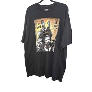 NWT Star Wars Men's Grunge Samurai Stormtrooper Graphic Tee 2XL Black